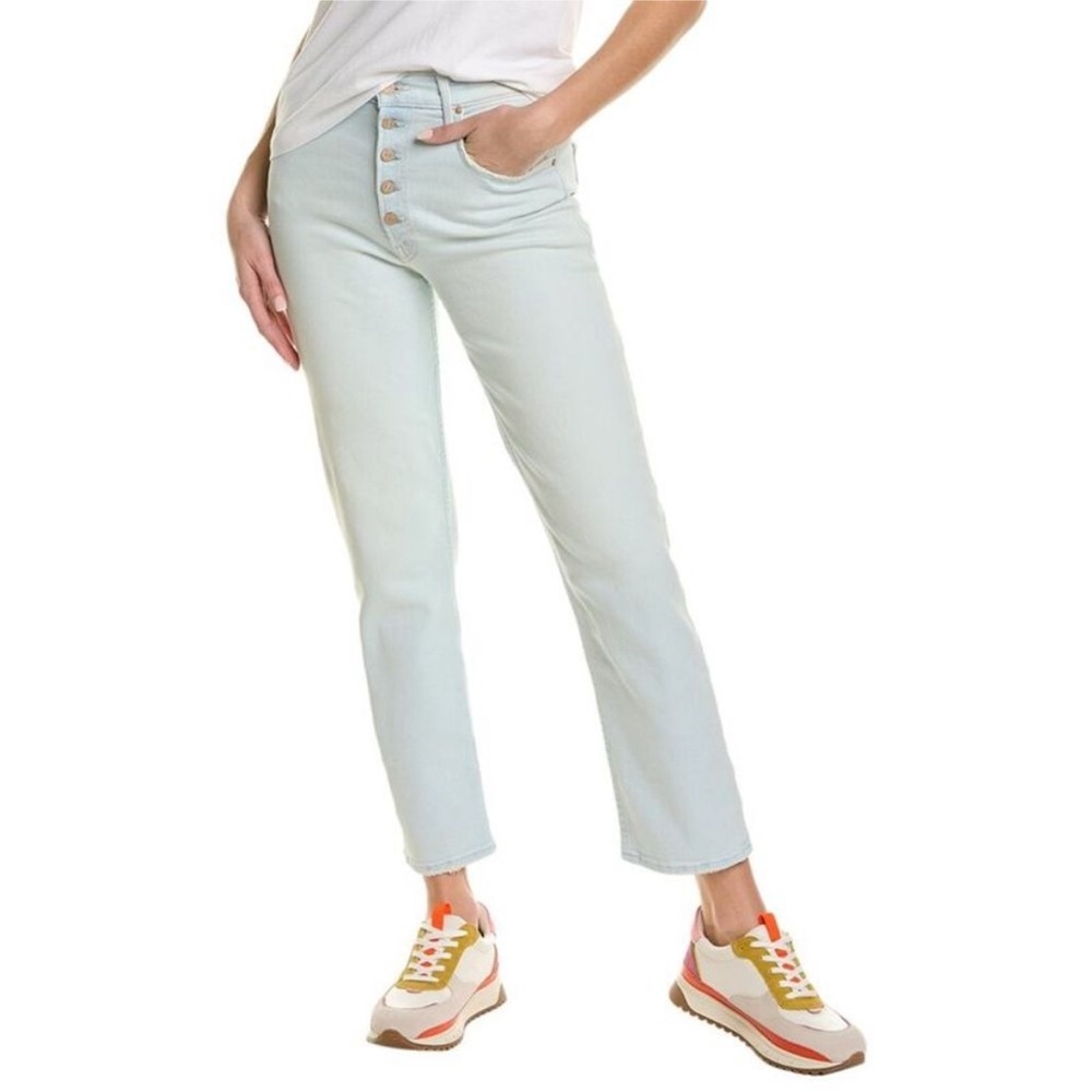 Mother Womens  The Pixie Tomcat Pina Colada Paradise Ankle Jeans 25